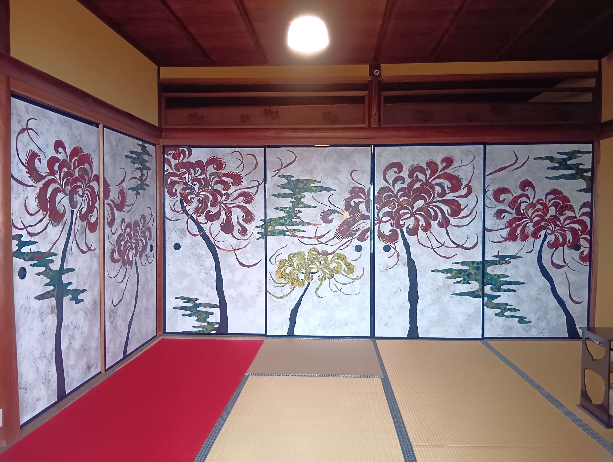 maisさまの襖絵公開 - 村雲御所瑞龍寺門跡